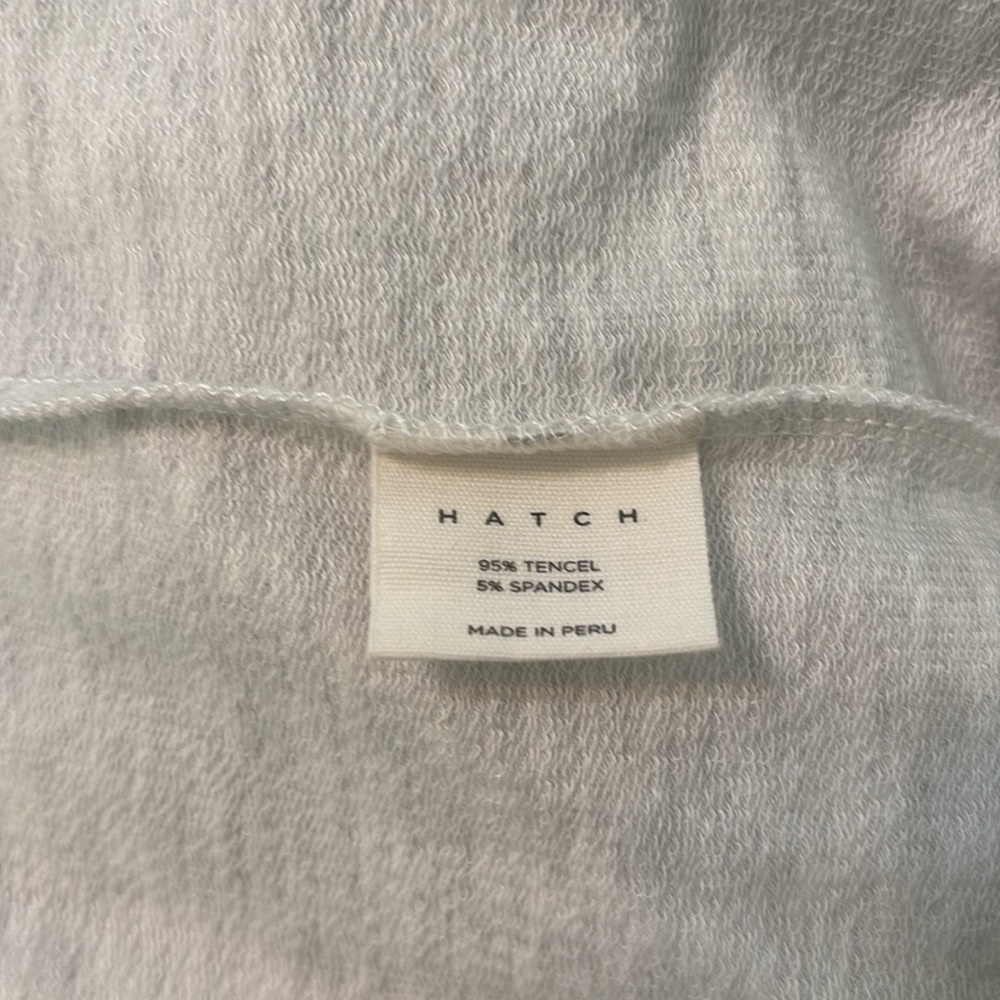 Hatch Gray and Cream Ribbed Robe - Picture 6 of 6